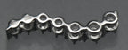 Vintage 10k White Gold and Diamonds "Journey" Pendant