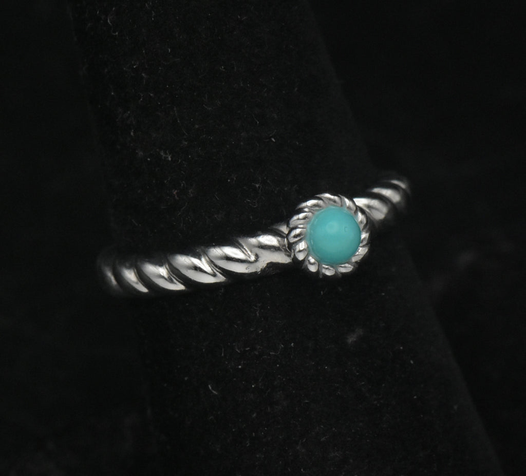 Judith Ripka - Sterling Silver Turquoise Ring - Size 7