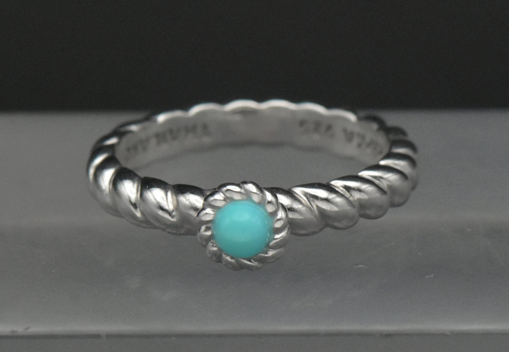 Judith Ripka - Sterling Silver Turquoise Ring - Size 7