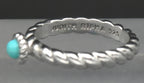 Judith Ripka - Sterling Silver Turquoise Ring - Size 7