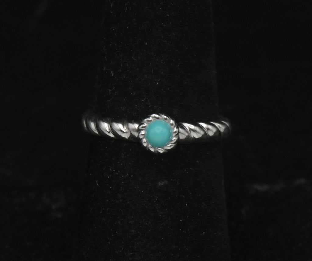 Judith Ripka - Sterling Silver Turquoise Ring - Size 7