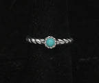 Judith Ripka - Sterling Silver Turquoise Ring - Size 7