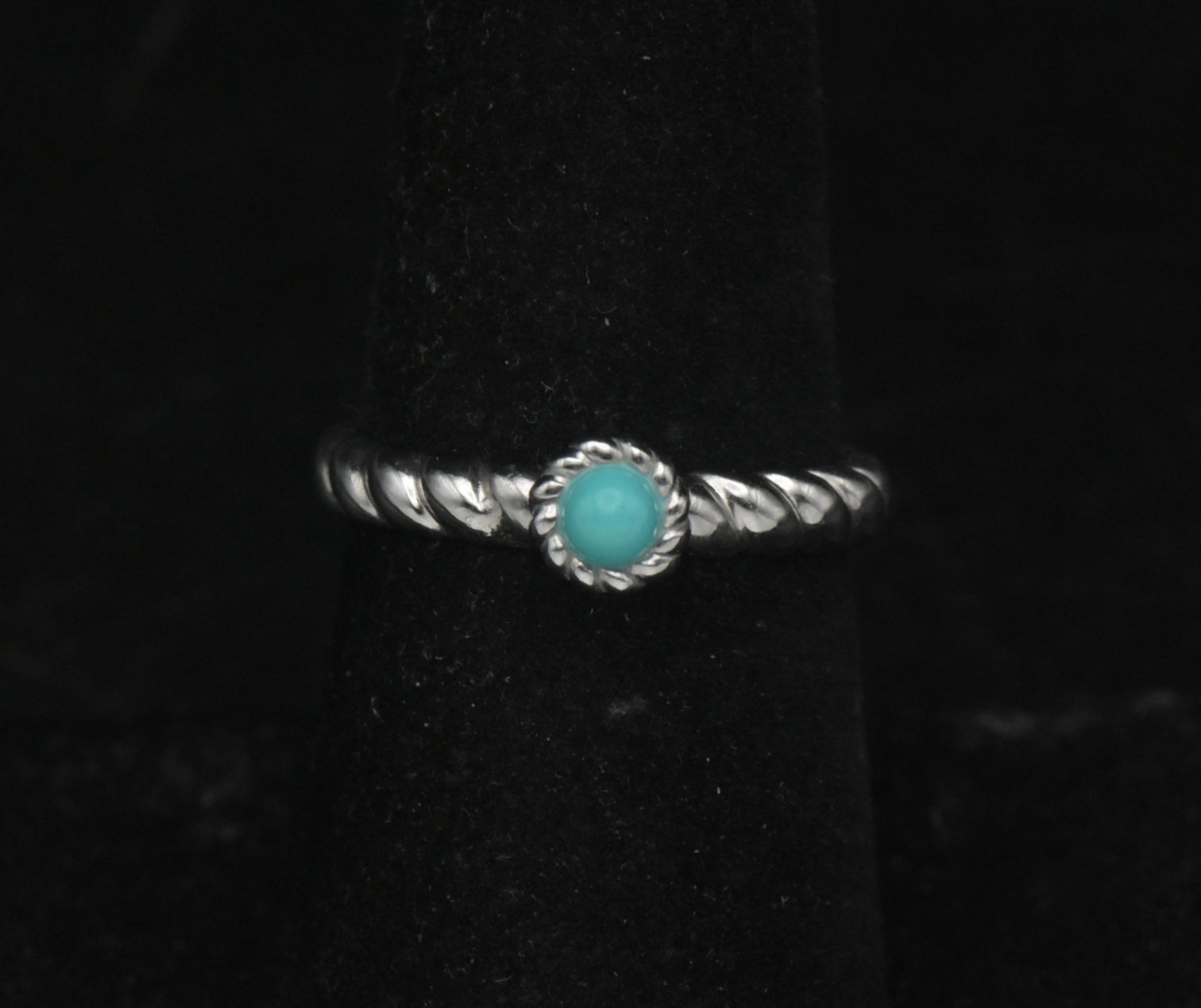 Judith Ripka - Sterling Silver Turquoise Ring - Size 7