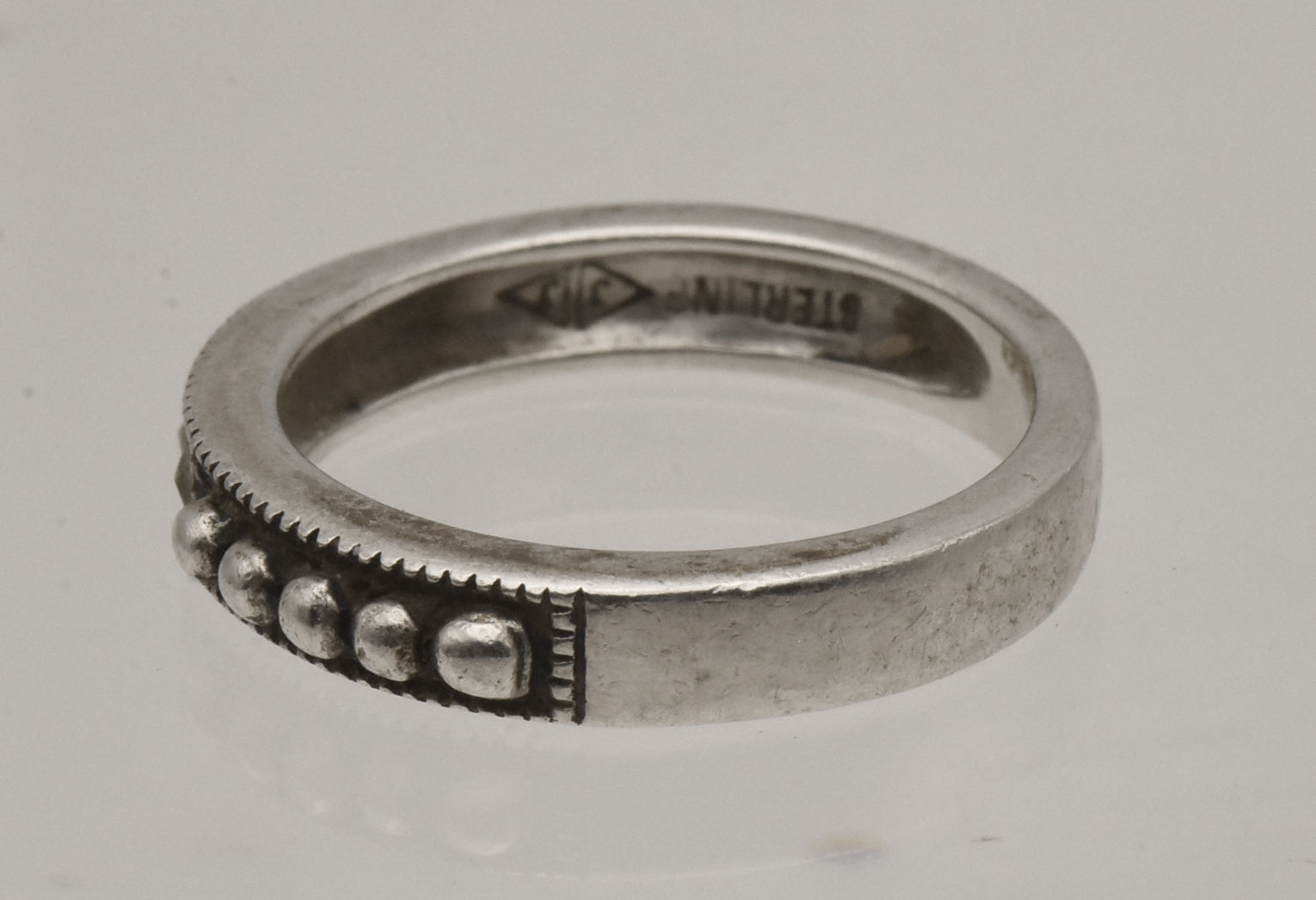 Judith Jack - Sterling Silver and Marcasite Band - Size 5.75