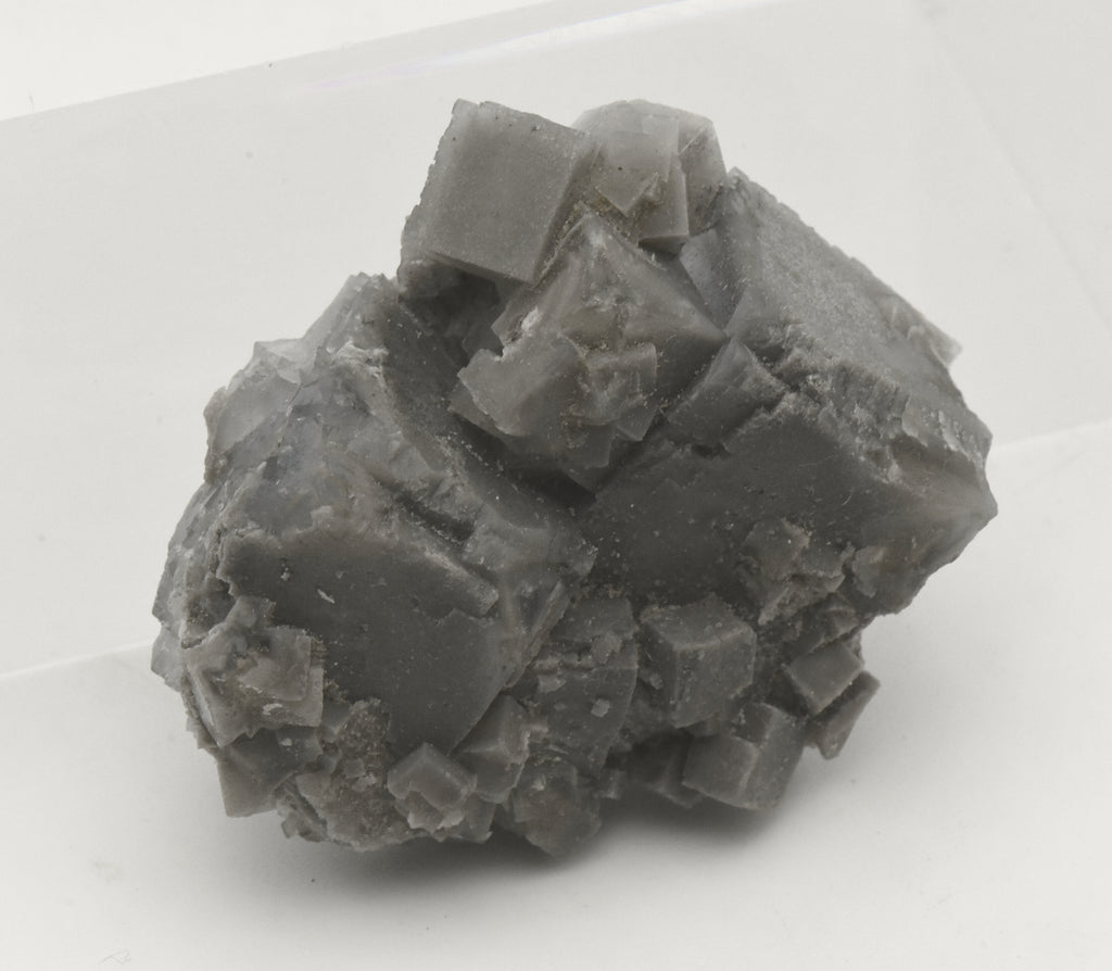 Blue Gray Fluorite Crystal Cluster Mineral Specimen - Austria