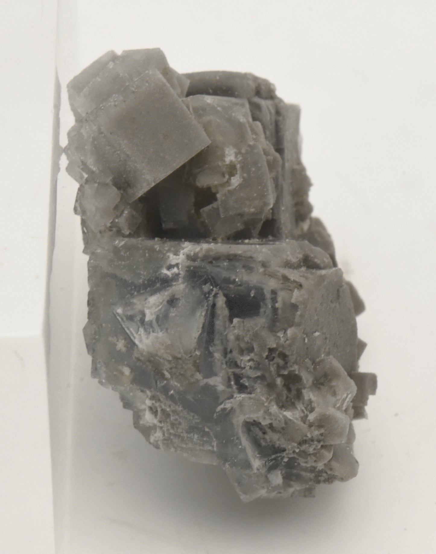 Blue Gray Fluorite Crystal Cluster Mineral Specimen - Austria