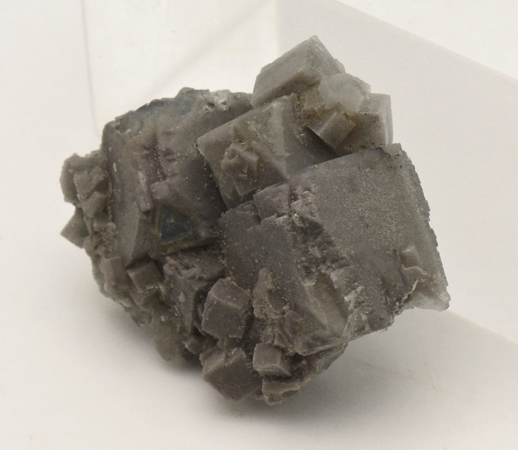 Blue Gray Fluorite Crystal Cluster Mineral Specimen - Austria