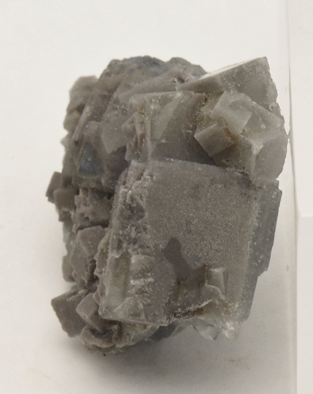 Blue Gray Fluorite Crystal Cluster Mineral Specimen - Austria