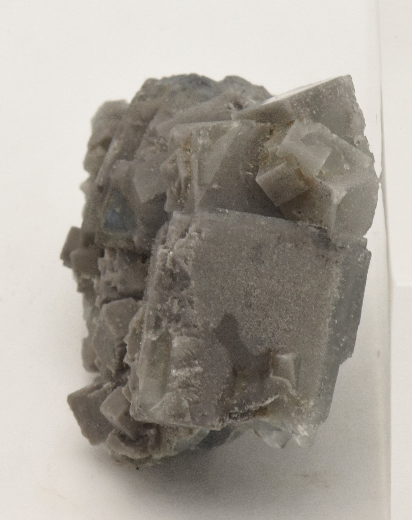 Blue Gray Fluorite Crystal Cluster Mineral Specimen - Austria
