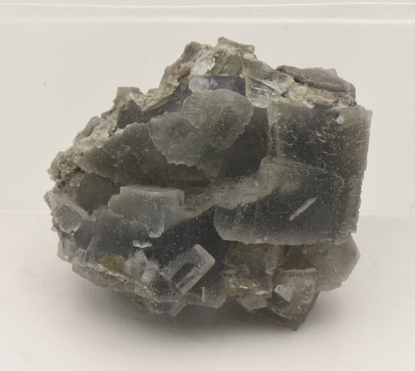 Blue Gray Fluorite Crystal Cluster Mineral Specimen - Austria