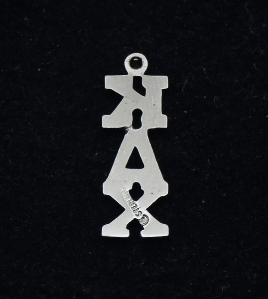 Vintage Sterling Silver Kappa Alpha Chi Charm