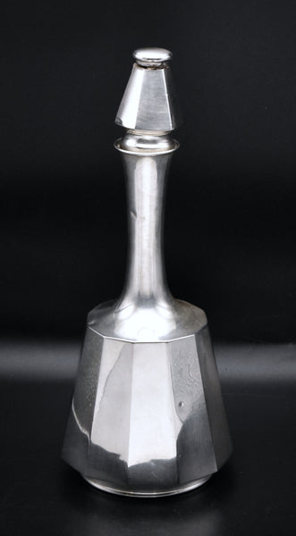 Vintage Sterling Silver Kiddush Cup and Decanter Set