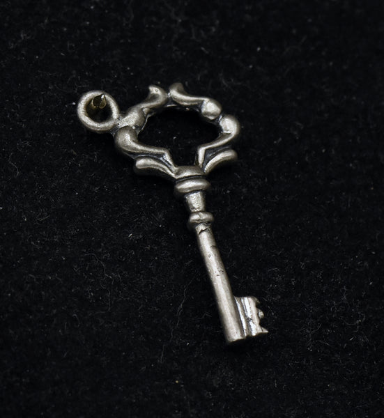 Vintage Sterling Silver Key Charm