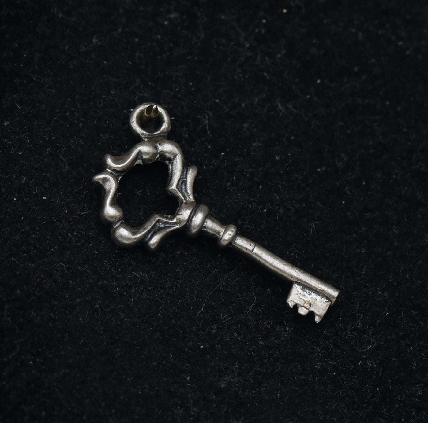 Vintage Sterling Silver Key Charm