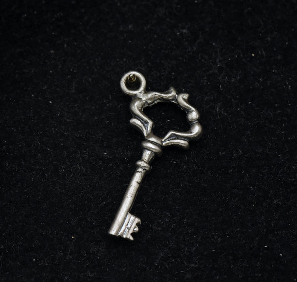 Vintage Sterling Silver Key Charm