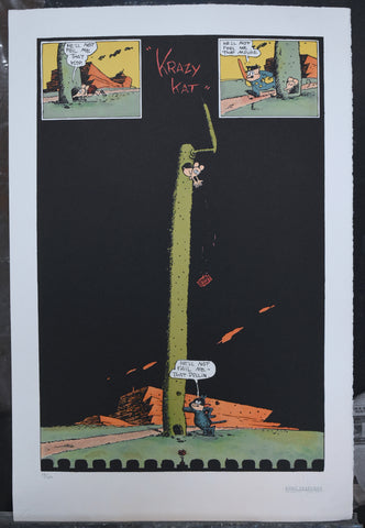 "Krazy Kat" Limited Edition Lithograph #25/150