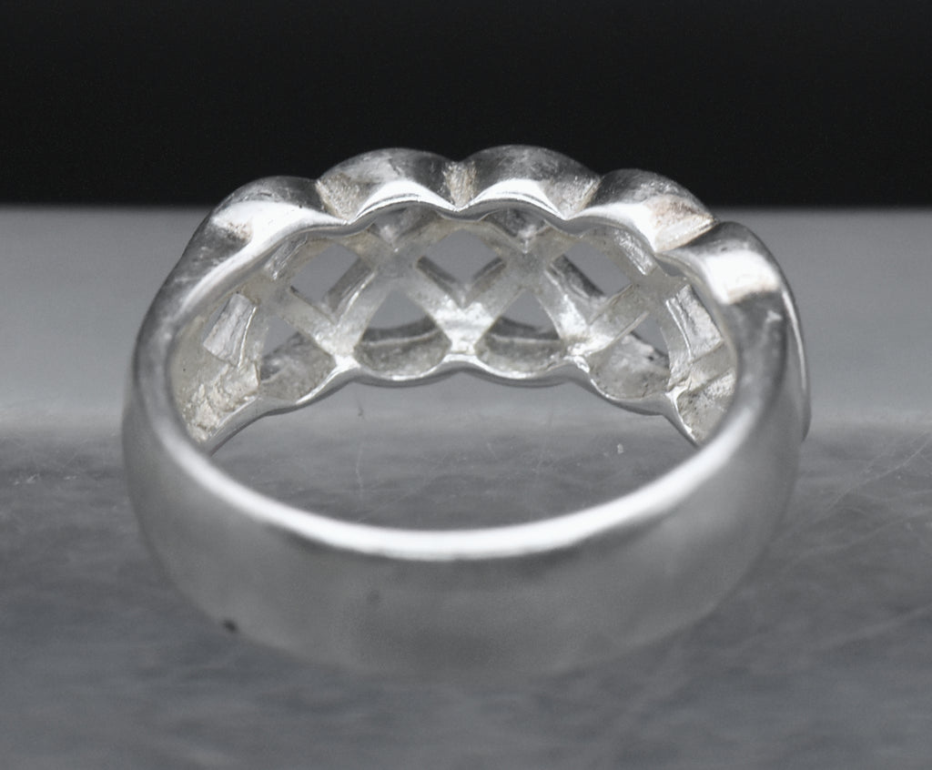 Vintage Sterling Silver Band - Size 6