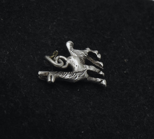 Vintage Sterling Silver Llama Charm