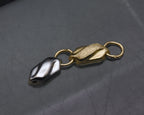 Vintage 14k White and Yellow Gold Links
