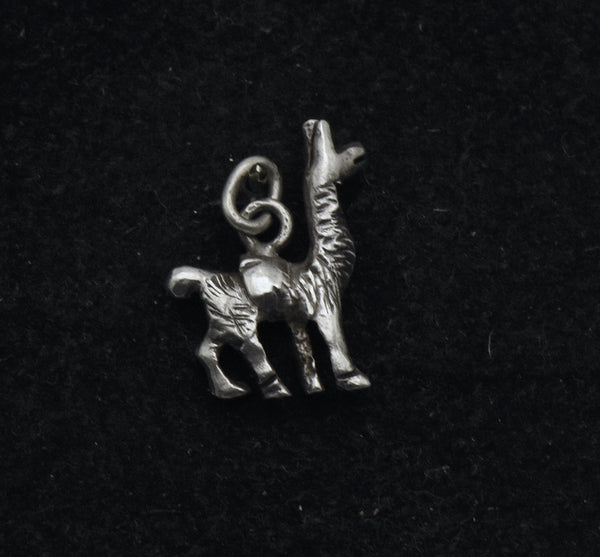 Vintage Sterling Silver Llama Charm