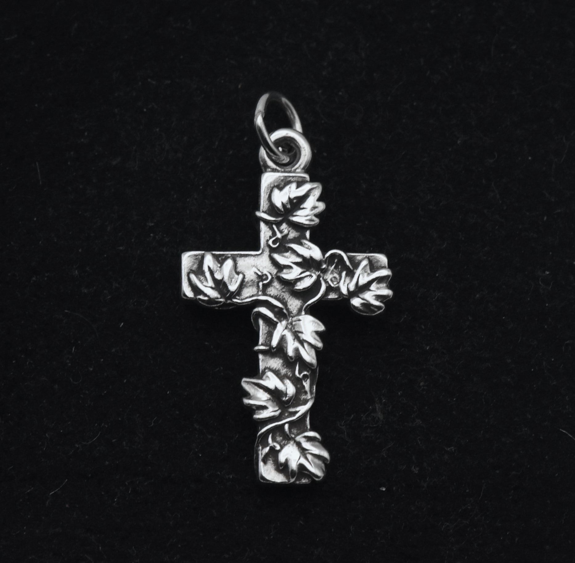 Vintage Sterling Silver Cross Pendant