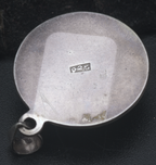 Vintage Handmade Lapis Lazuli Sterling Silver Pendant