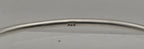 Vintage Sterling Silver Monogram Clasped Bangle Bracelet