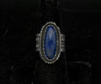 Nila Cook Johnson - Vintage Handmade Sterling Silver Lapis Lazuli Ring - Size 6.75