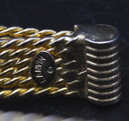 Lanvin - Vintage Gold Tone Wire Cuff Bracelet