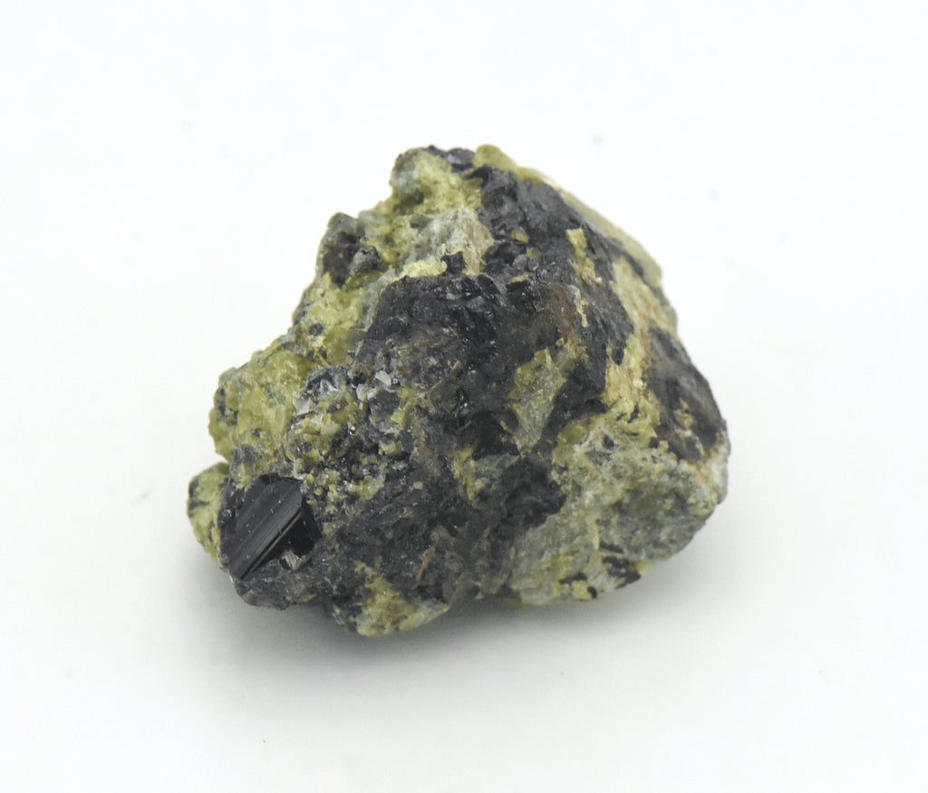 Magnetite with Epidote Crystal Cluster Mineral Specimen - Afghanistan