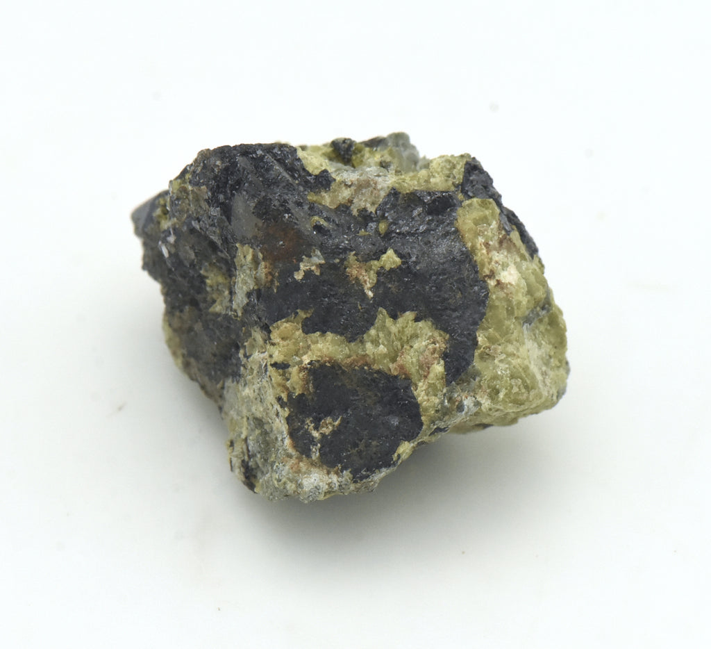 Magnetite with Epidote Crystal Cluster Mineral Specimen - Afghanistan