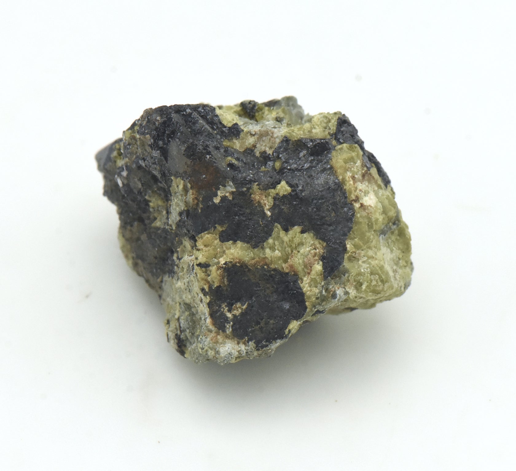 Magnetite with Epidote Crystal Cluster Mineral Specimen - Afghanistan