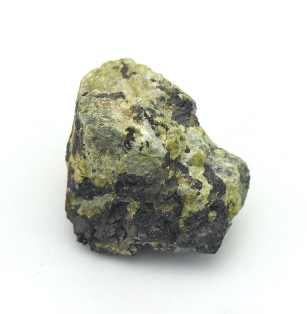 Magnetite with Epidote Crystal Cluster Mineral Specimen - Afghanistan