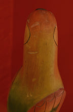 Vintage Macaw Hand Carved Hand Painted Balsa Sculpture