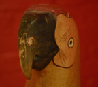 Vintage Macaw Hand Carved Hand Painted Balsa Sculpture