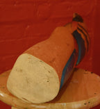 Vintage Macaw Hand Carved Hand Painted Balsa Sculpture