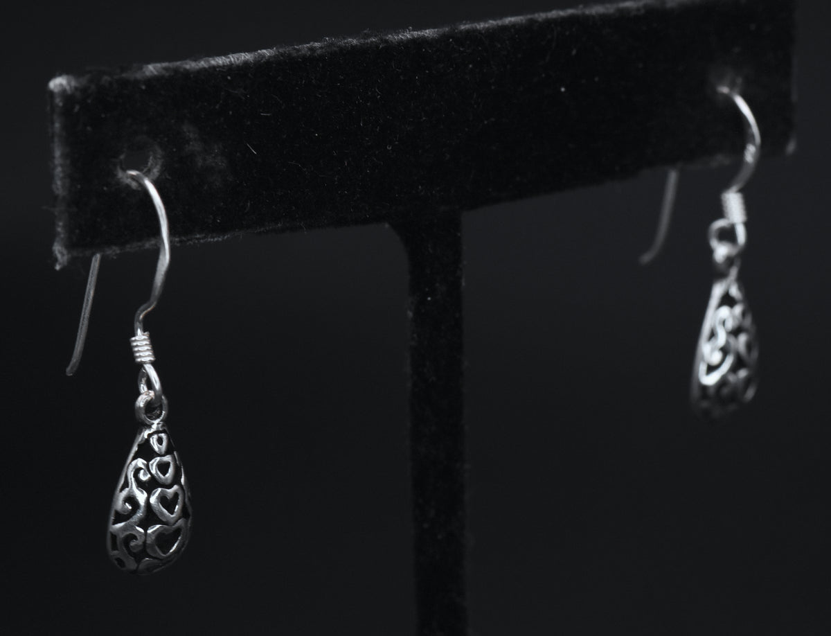 Vintage Sterling Silver Dangle Earrings
