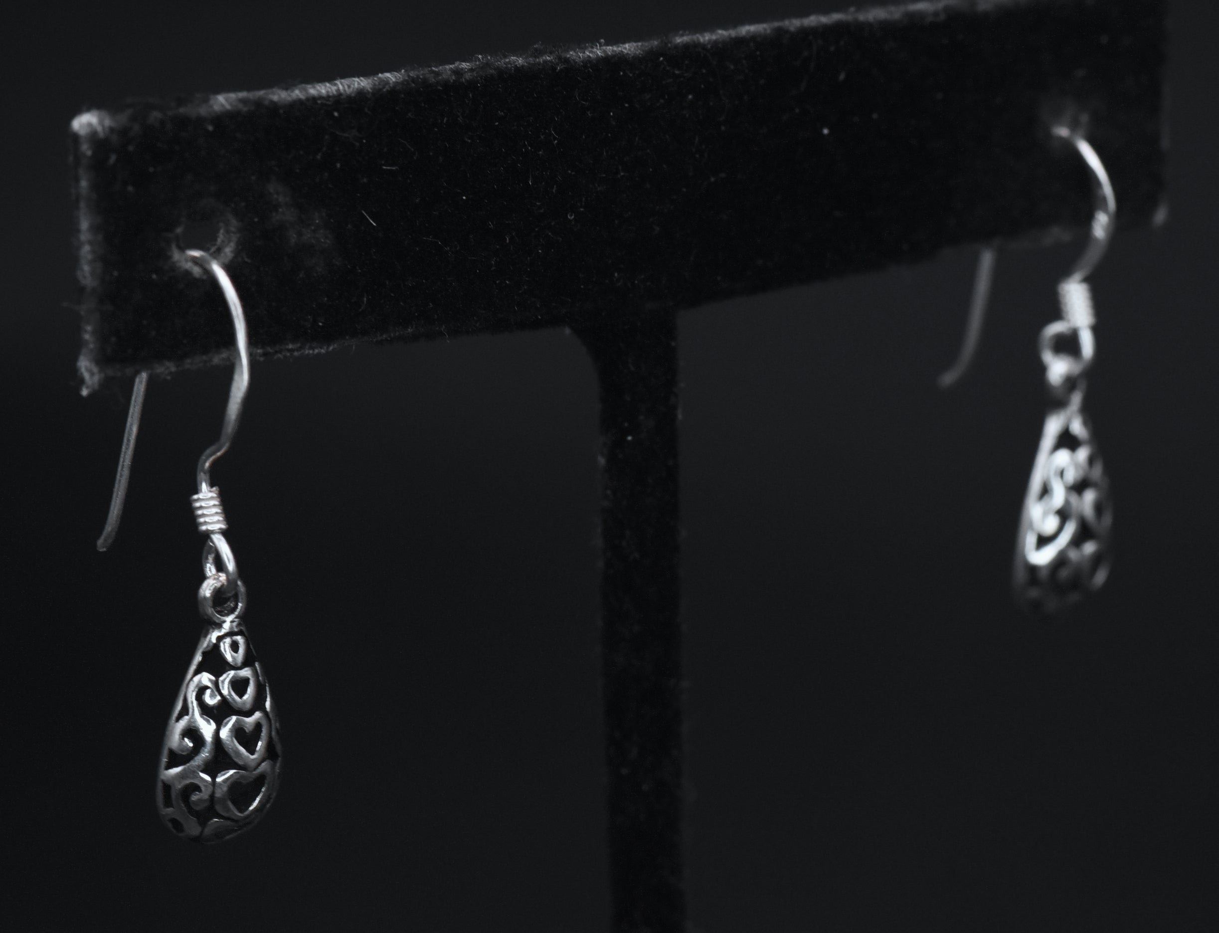 Vintage Sterling Silver Dangle Earrings