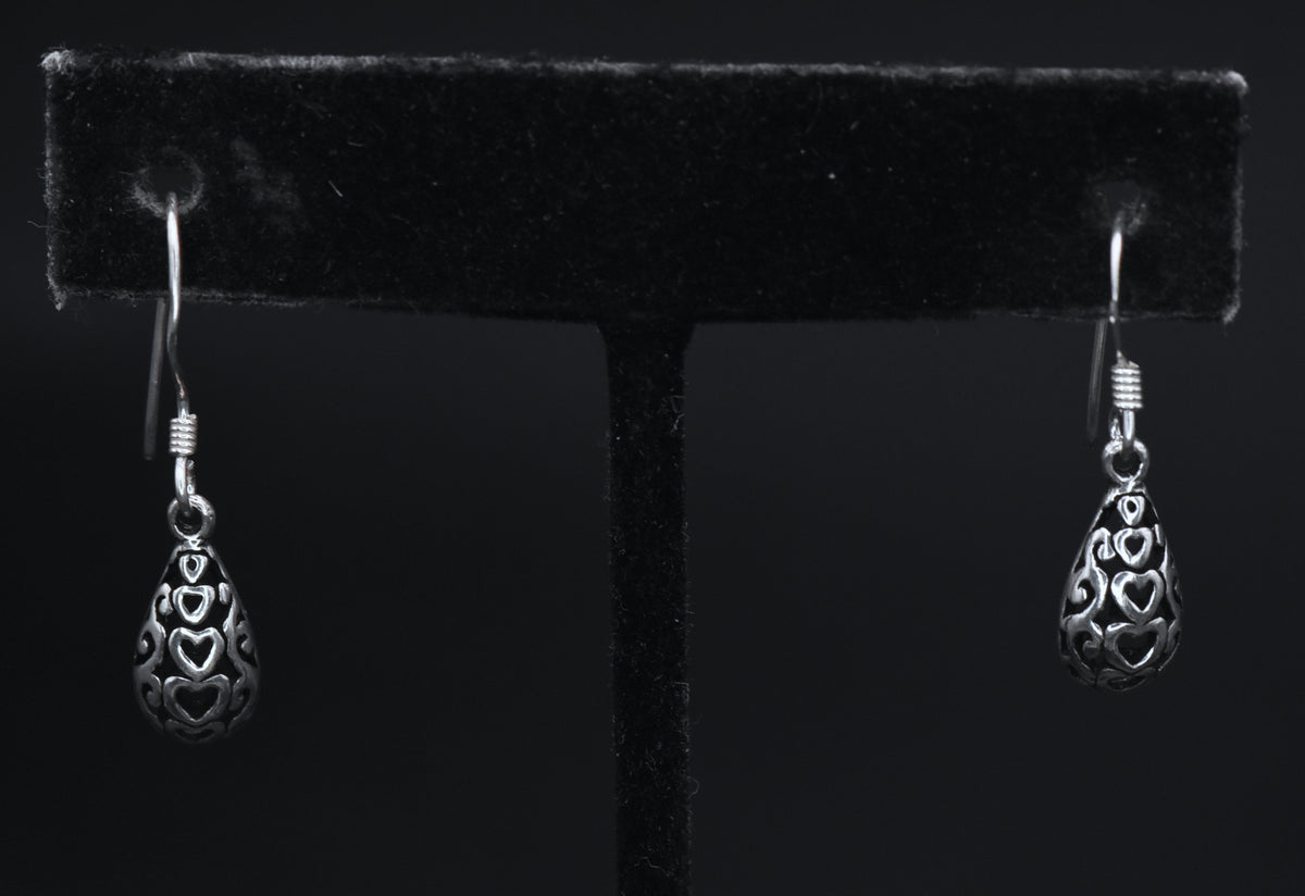 Vintage Sterling Silver Dangle Earrings