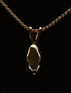 Cubic Zirconia Pendant on Chain Necklace - 18"
