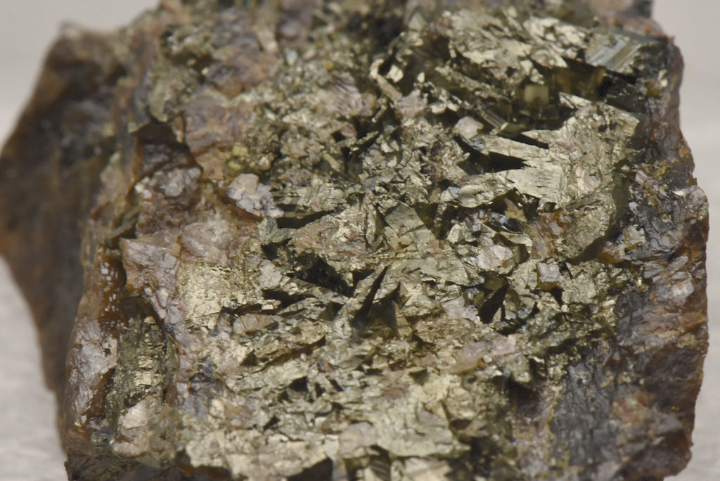 Marcasite on Sphalerite Thumbnail Specimen - Tennessee