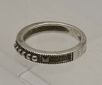 Judith Jack - Sterling Silver and Marcasite Band - Size 6 - MISSING STONES