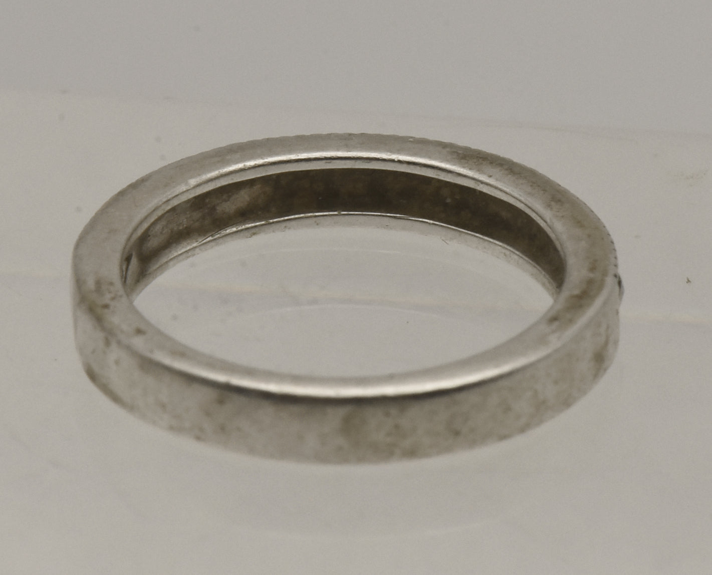 Judith Jack - Sterling Silver and Marcasite Band - Size 6 - MISSING STONES