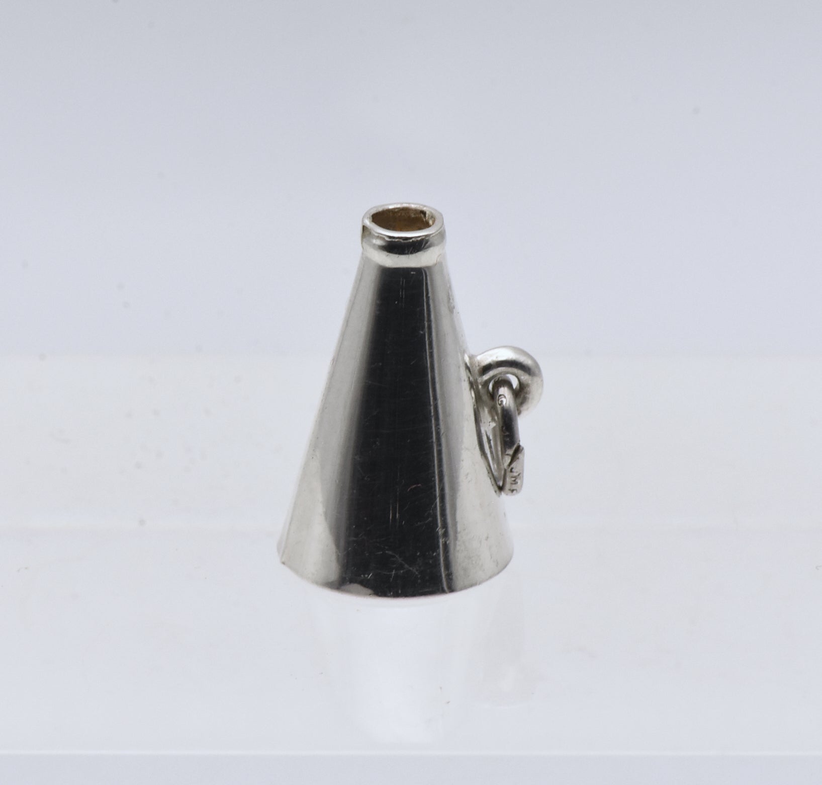 Vintage Sterling Silver Megaphone Charm