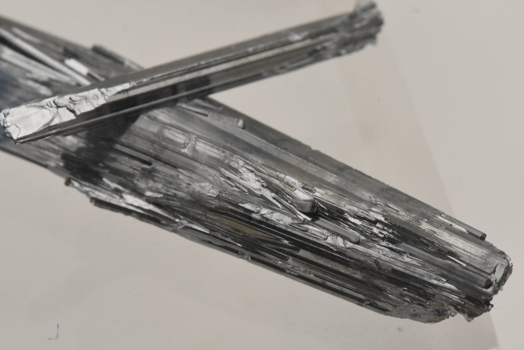 Stibnite Crystal Specimen - China