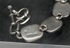 Vintage Handmade Navajo Mosaic Gemstone Inlay Sterling Silver Bracelet
