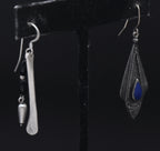 Mismatched Vintage Handmade Sterling Silver Earrings