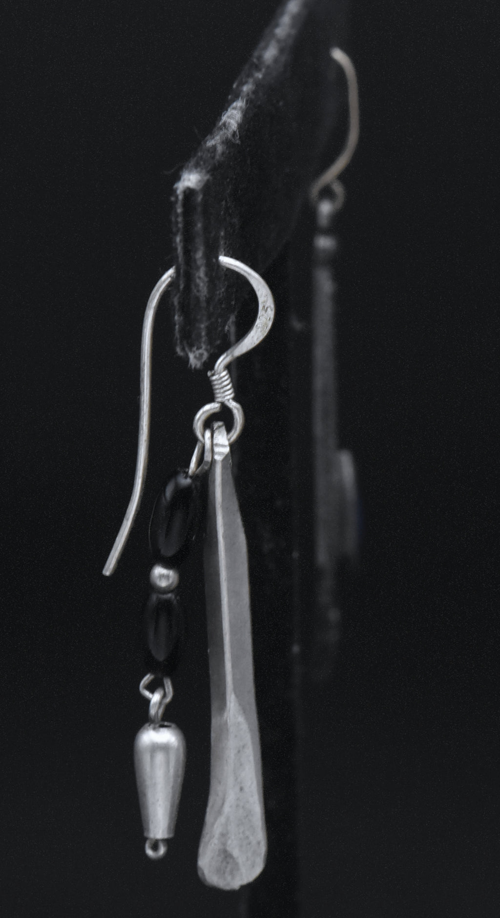 Mismatched Vintage Handmade Sterling Silver Earrings