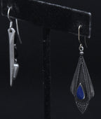 Mismatched Vintage Handmade Sterling Silver Earrings