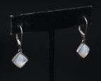 Vintage Mother of Pearl Sterling Silver Dangle Earrings